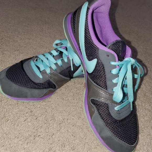 purple and grey nikes